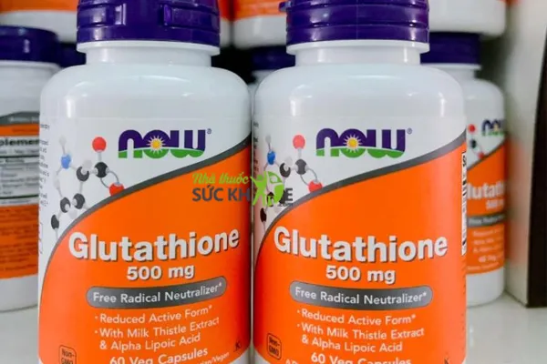 Vi&ecirc;n uống trắng da Glutathione Now 500 mg
