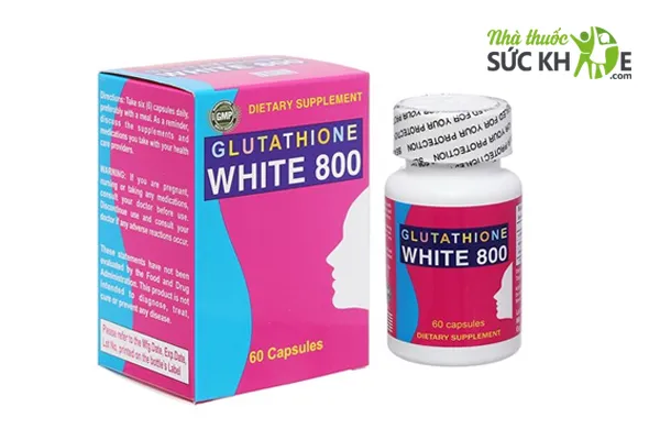 Vi&ecirc;n uống trắng da Glutathione của Mỹ 800mg