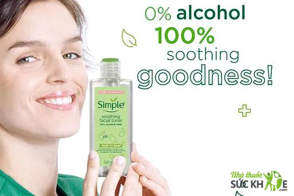 Nước hoa hồng Simple Soothing Facial Toner Kind To Skin