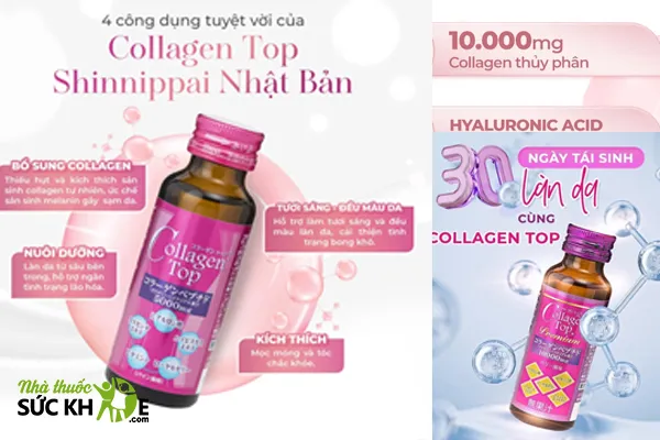 Nước uống Shinnippai Collagen Top 5.000mg