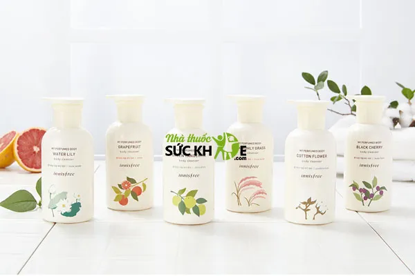 Sữa tắm hương nước hoa thơm l&acirc;u Innisfree