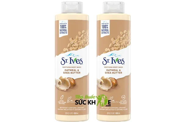 Sữa tắm St.Ives yến mạch v&agrave; bơ hạt mỡ