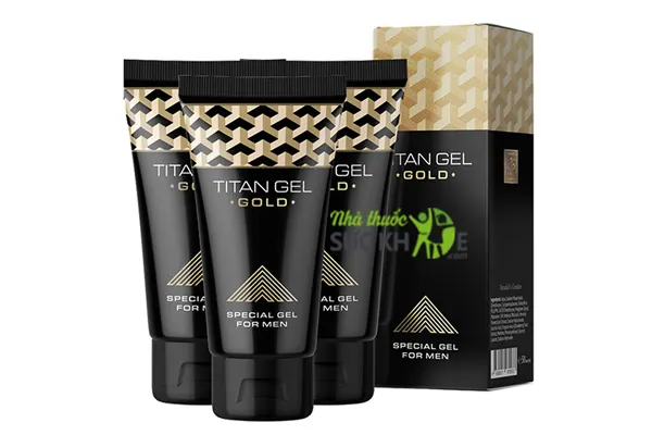 Gel b&ocirc;i trơn cao cấp cho nam của Nga Titan Gel Gold