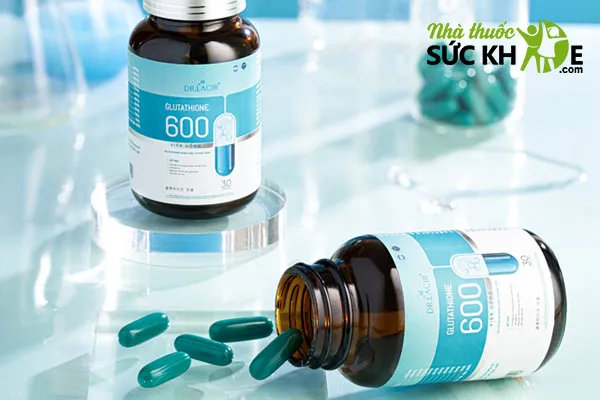 Vi&ecirc;n uống trắng da to&agrave;n th&acirc;n Glutathione 600 Dr Lacir