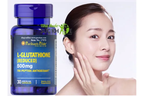 Vi&ecirc;n uống trắng da Puritan's Pride Premium L-Glutathione