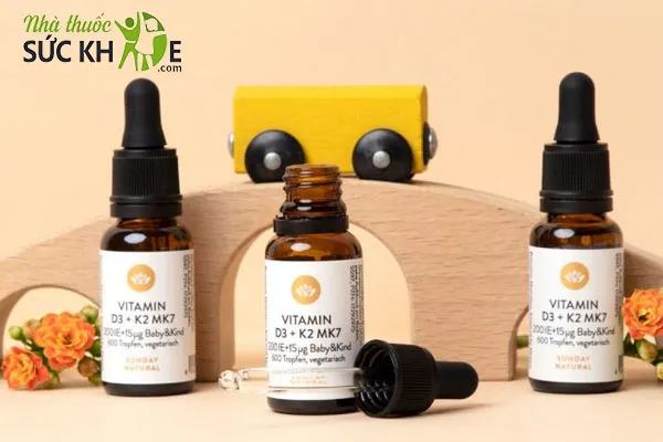 Vitamin D3 K2 MK7 của Đức Sunday Natural được các bà mẹ tin dùng