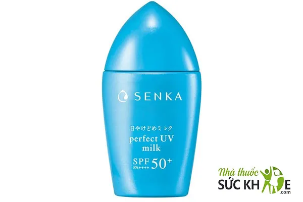 Kem chống nắng dành cho da khô dạng sữa Senka Perfect UV Milk