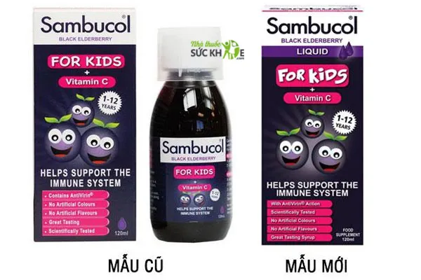 Vitamin tăng sức đề kháng Siro Sambucol