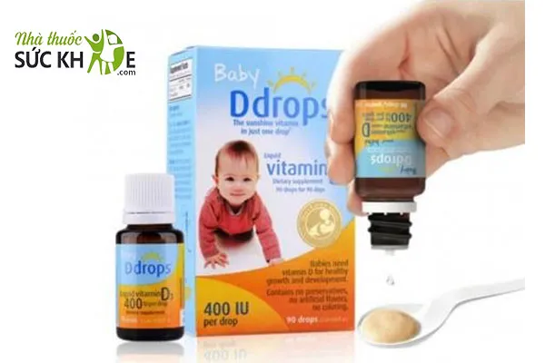 Vitamin D3 dạng nhỏ giọt Baby Ddrops