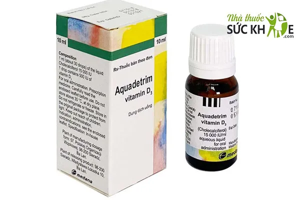 Vitamin D3 Aquadetrim bảo quản dưới 30 độ C