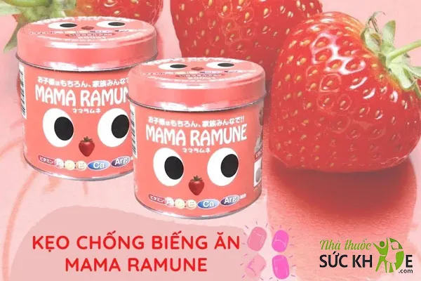 Kẹo Vitamin tổng hợp cho bé biếng ăn Mama Ramune
