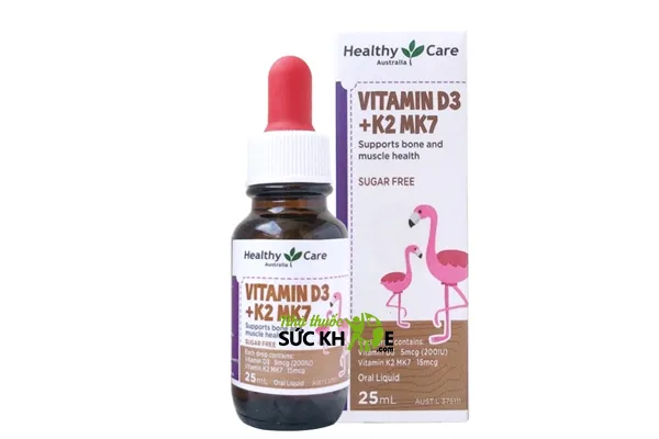 Siro Vitamin D3 + K2 MK7 Healthy Care