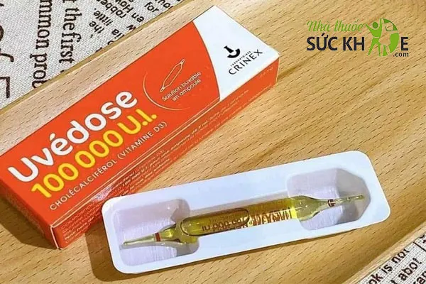 Vitamin D3 liều cao Uvedose 100.000 UI