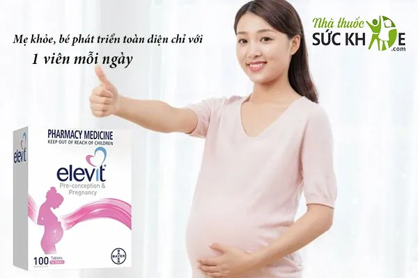 Viên uống bổ sung dưỡng chất cho bà bầu Elevit