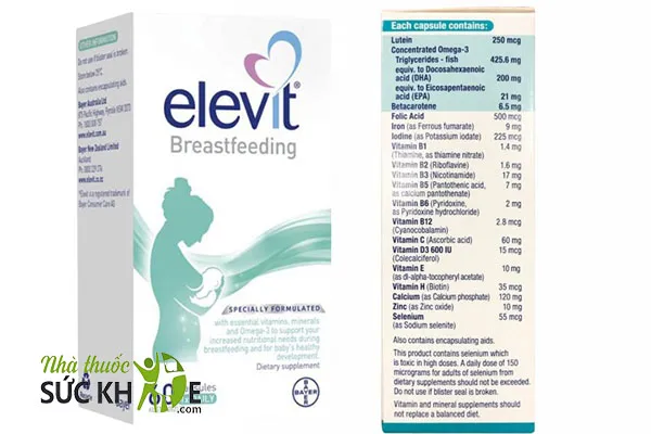 Vitamin tổng hợp cho mẹ sau sinh Elevit Breastfeeding