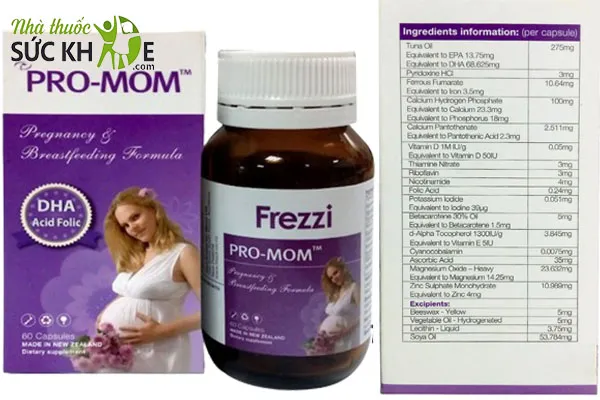 Vitamin tổng hợp cho bà bầu Frezzi Pro-Mom