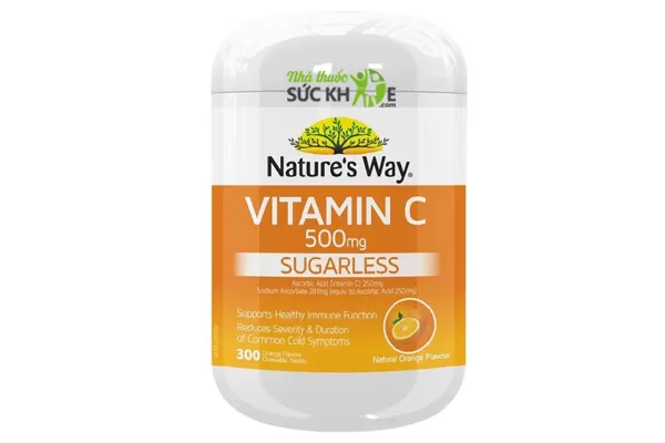 Vitamin C dạng viên nhai 500mg