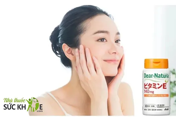 Vi&ecirc;n uống Vitamin E 140mg Asahi Dear Natura