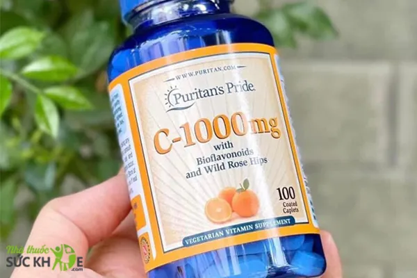 Viên uống bổ sung Vitamin C 1000mg Puritans Pride