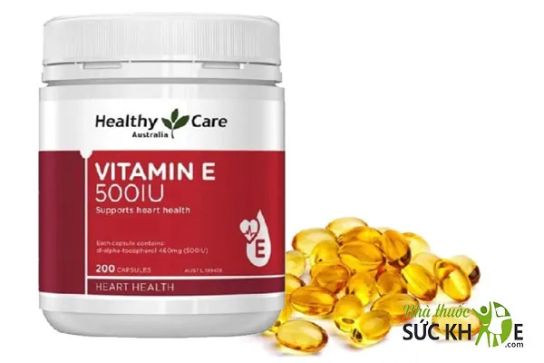 Vi&ecirc;n uống Vitamin E Healthy Care 500IU