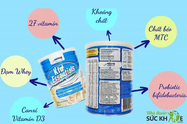 Sữa bột cho bé trên 3 tuổi Kid Essential Nestle
