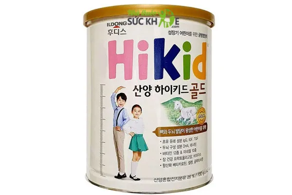 Sữa cho b&eacute; bị dị ứng đạm sữa b&ograve; Hikid Gold